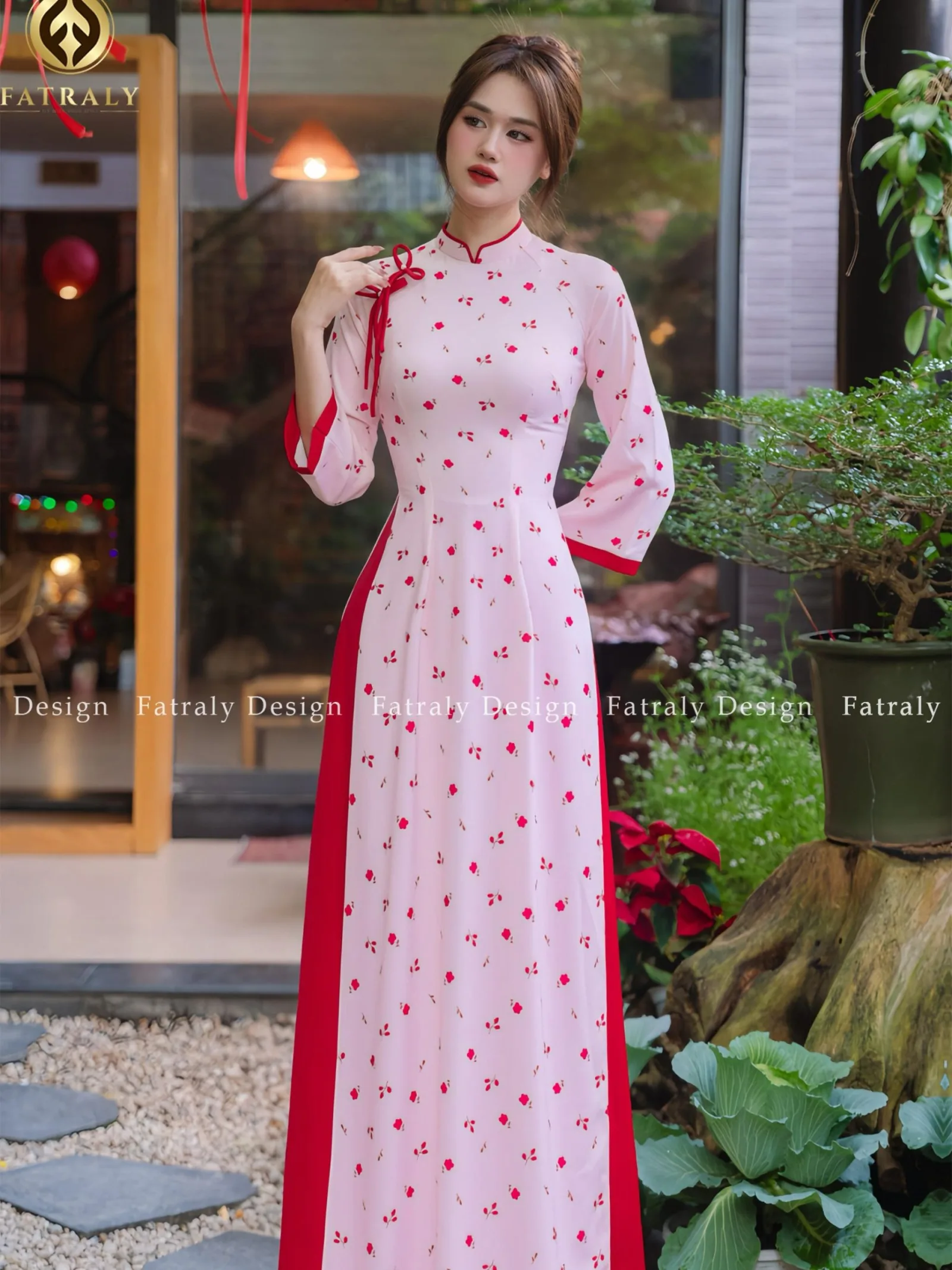 [ADTK 41] Áo dài lụa thạch Thái Tuấn