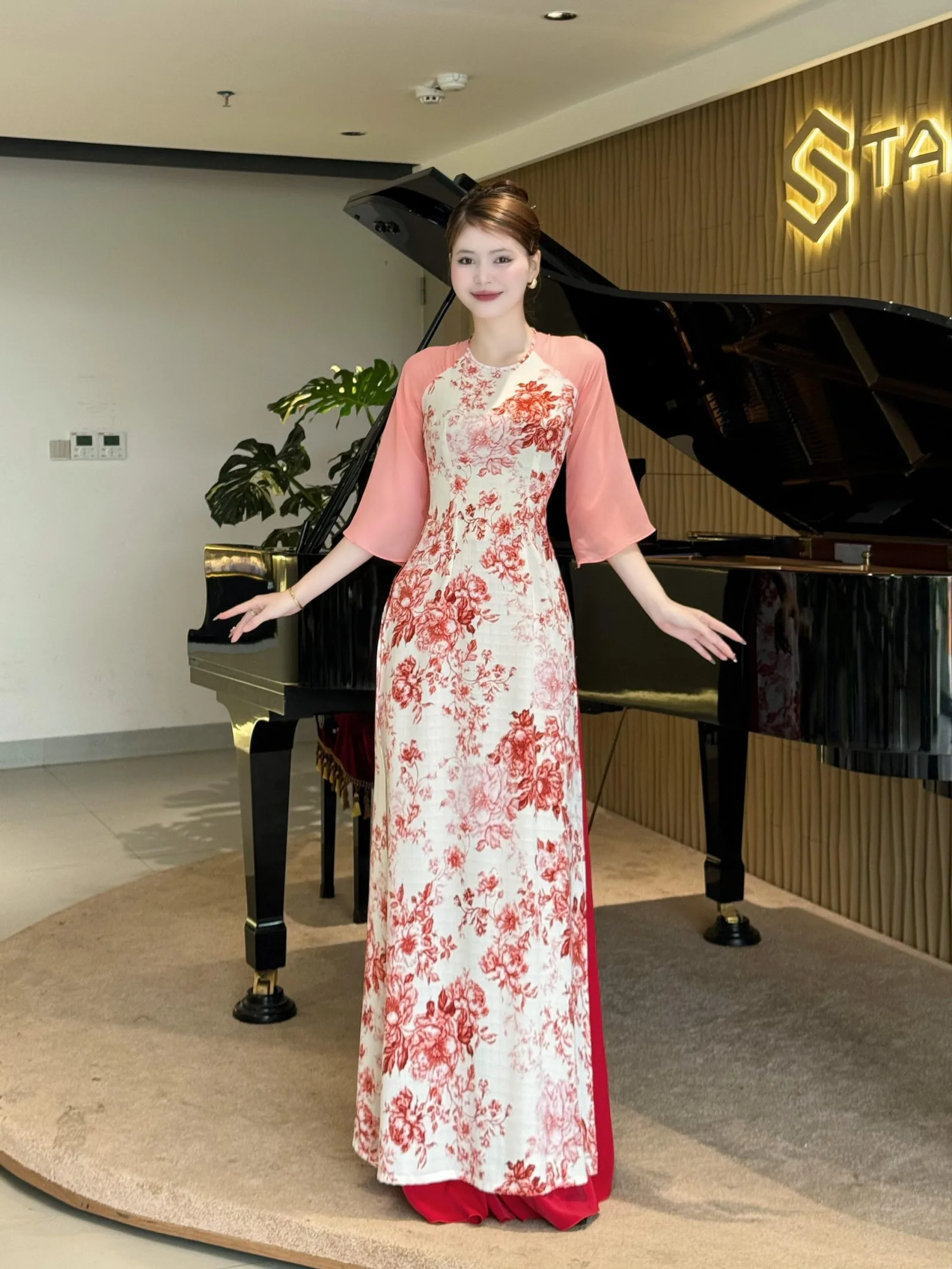 [ADTK 49] Áo dài Lụa cao cấp
